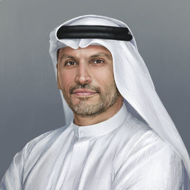 Portrait of H.E. Khaldoon Khalifa Al Mubarak.