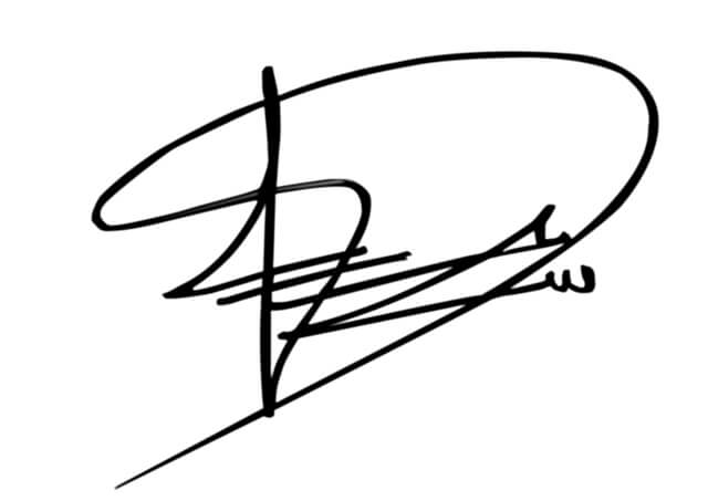 Sheikh Dr. Nizam Yaquby signature
